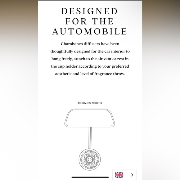 Charabanc Orient Black Car Fragrance diffuser - Picture 6 of 8